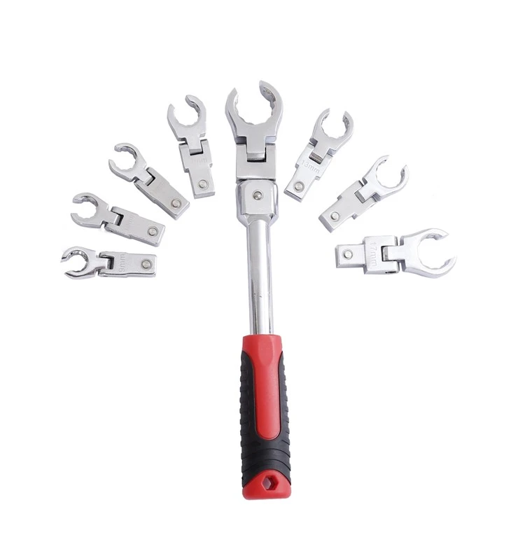 9pcs Detachable Oil Pipe Wrench Set 9pcs Detachable Oil Pipe Wrench Set
