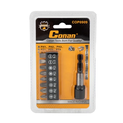 Screwdriver Bits Set S2 9 Pcs